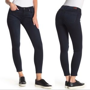 Paige Verdugo Ankle Skinny Jeans Reed Dark Blue 28